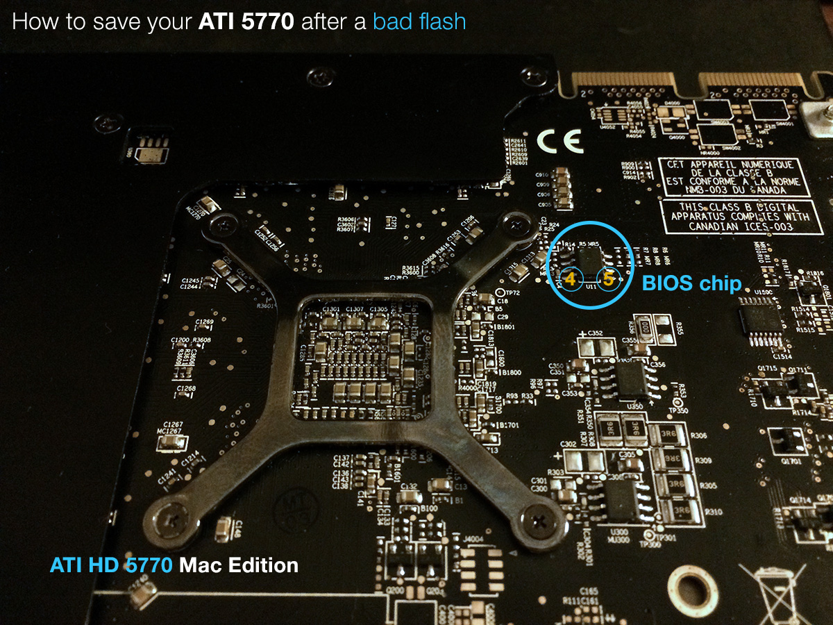 how to flash a radeon video card for mac