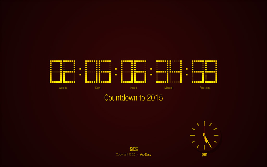 Countdown to 2015 Screenshot