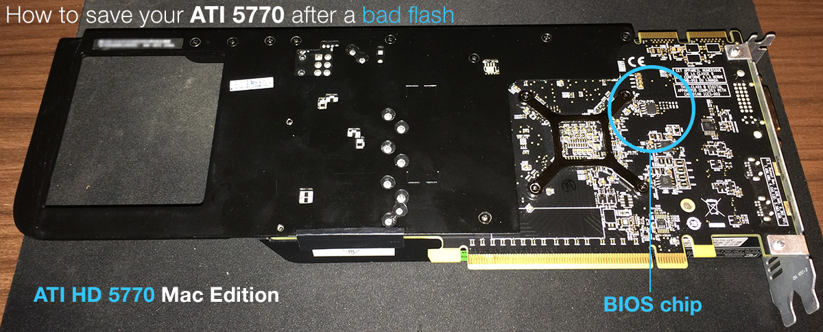 How To Save Your Ati 5770 Gpu After A Bad Bios Flash Point Of View